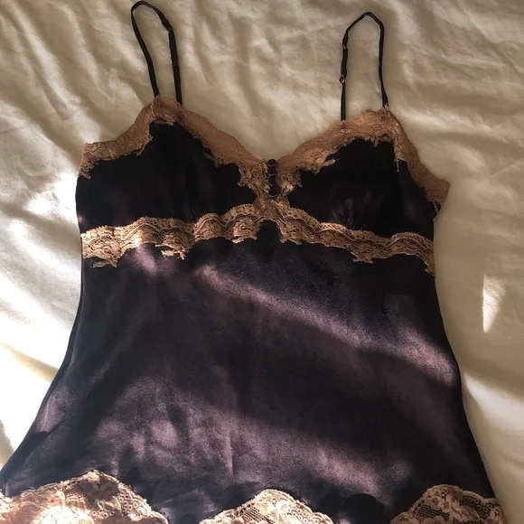 Banana Republic Dark Silk Camisole - Picture 3 of 9
